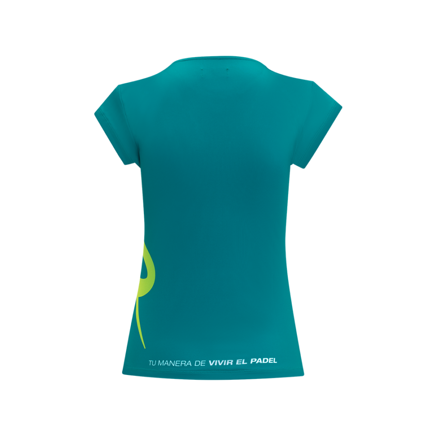 Maglia padel ICON donna Acquamarina