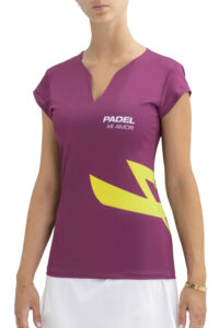 Vendita maglietta maniche corte padel donna
