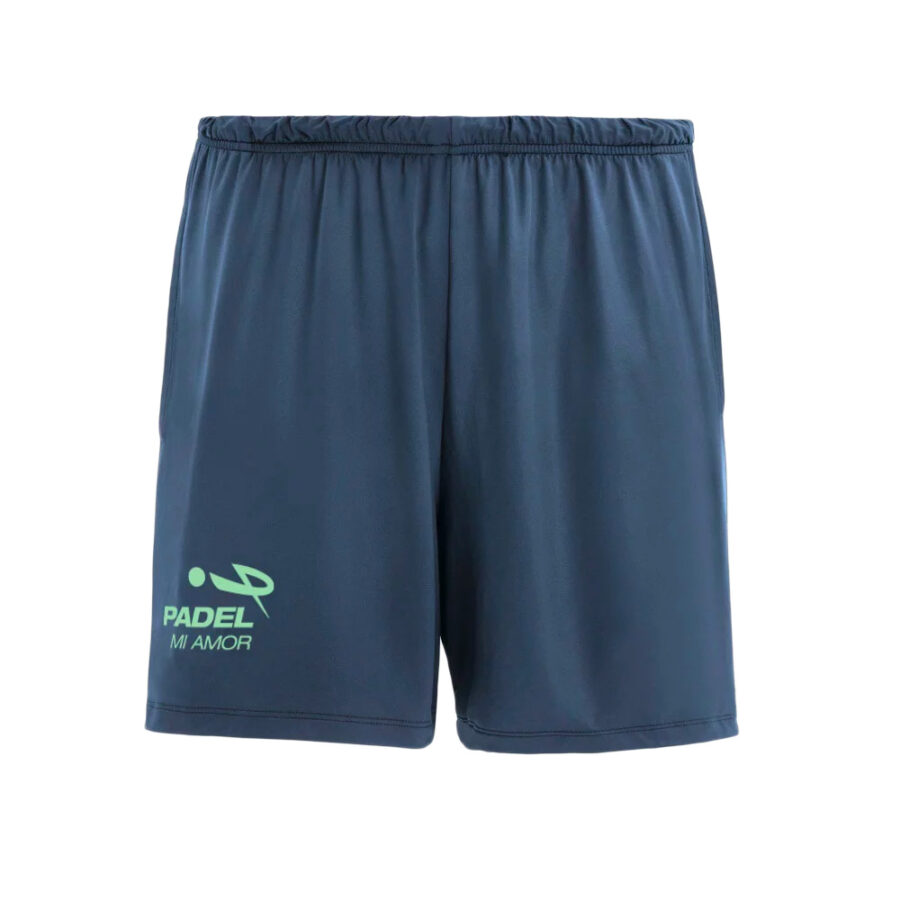 Pantaloncino padel uomo in tessuto bielastico blu