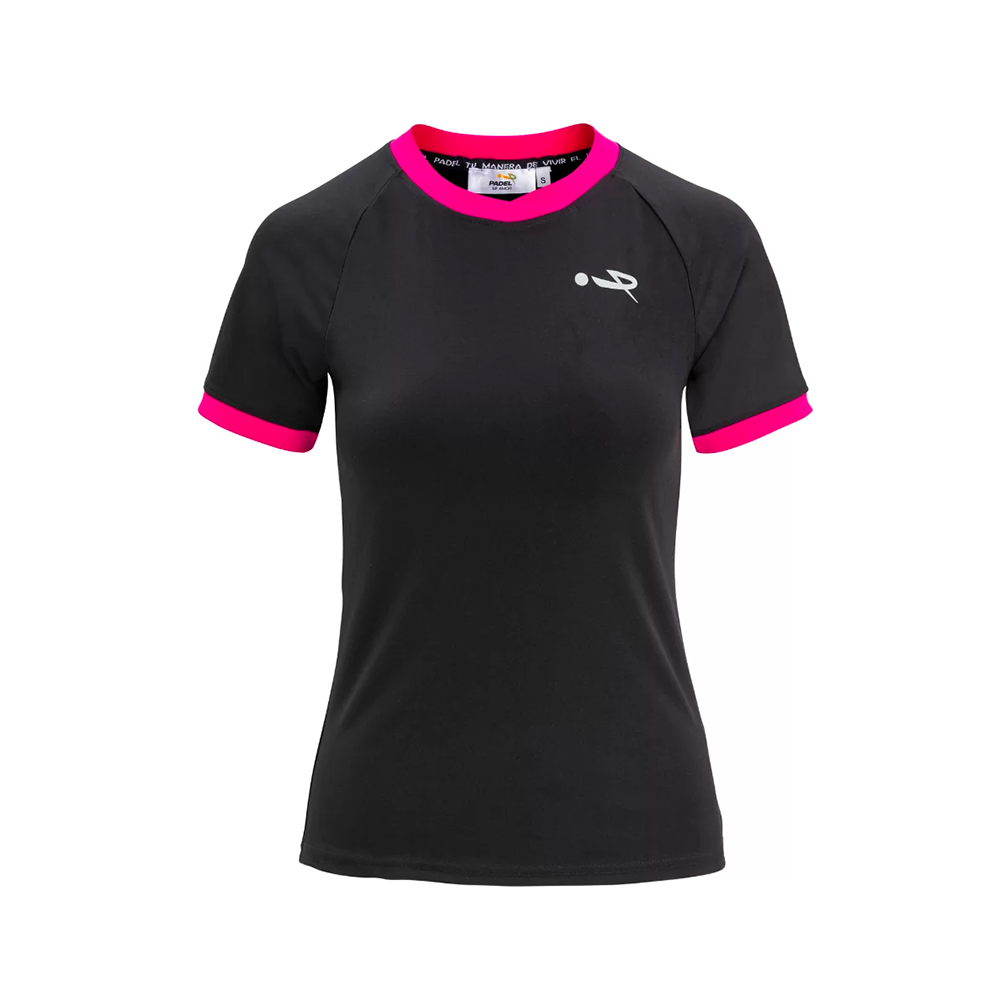 maglia-padel-donna-debby-nera Maglia Padel donna DEBBY Nera
