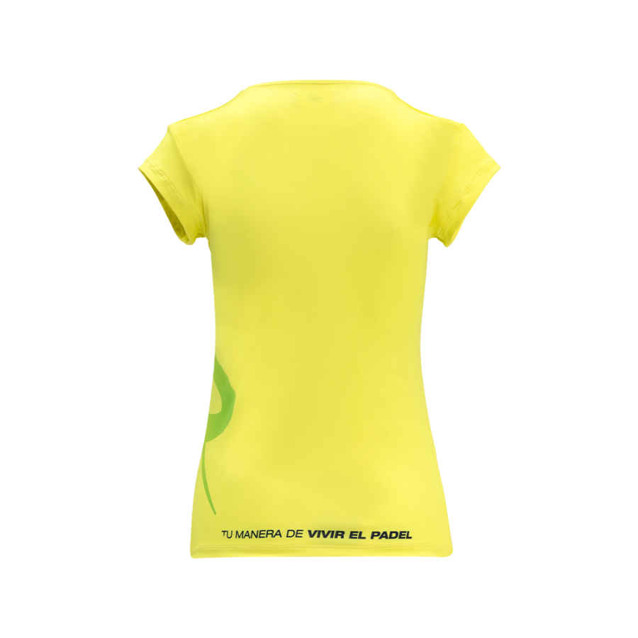 Maglia padel ICON donna Gialla