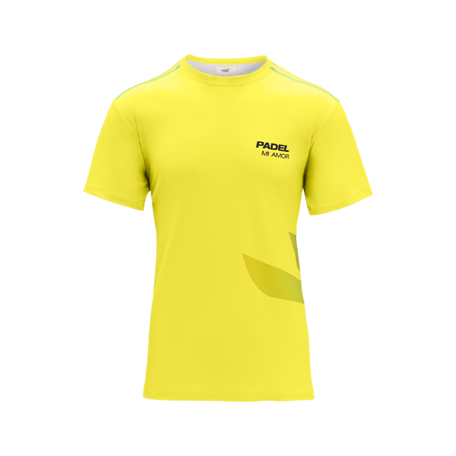 Maglia padel ICON uomo Gialla