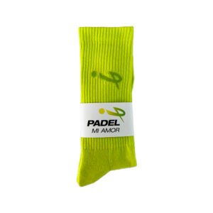Calze padel giallo fluo