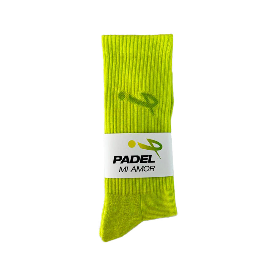 Calze padel giallo fluo