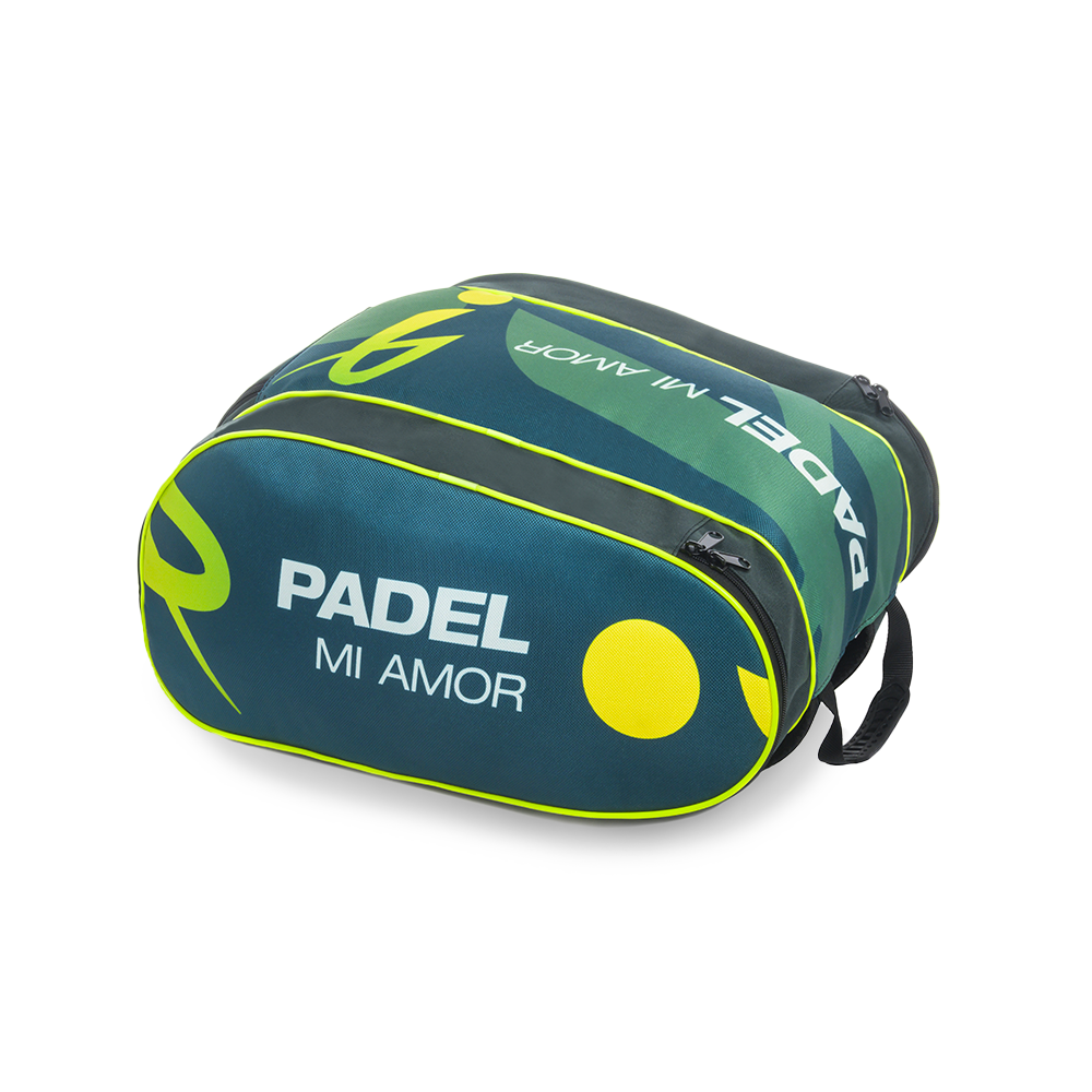 Borsa Padel Giallo-Verde (laterale)