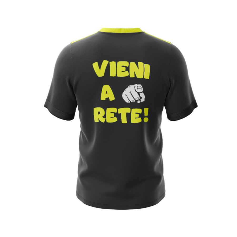Maglia Padel Vieni a Rete (nera)