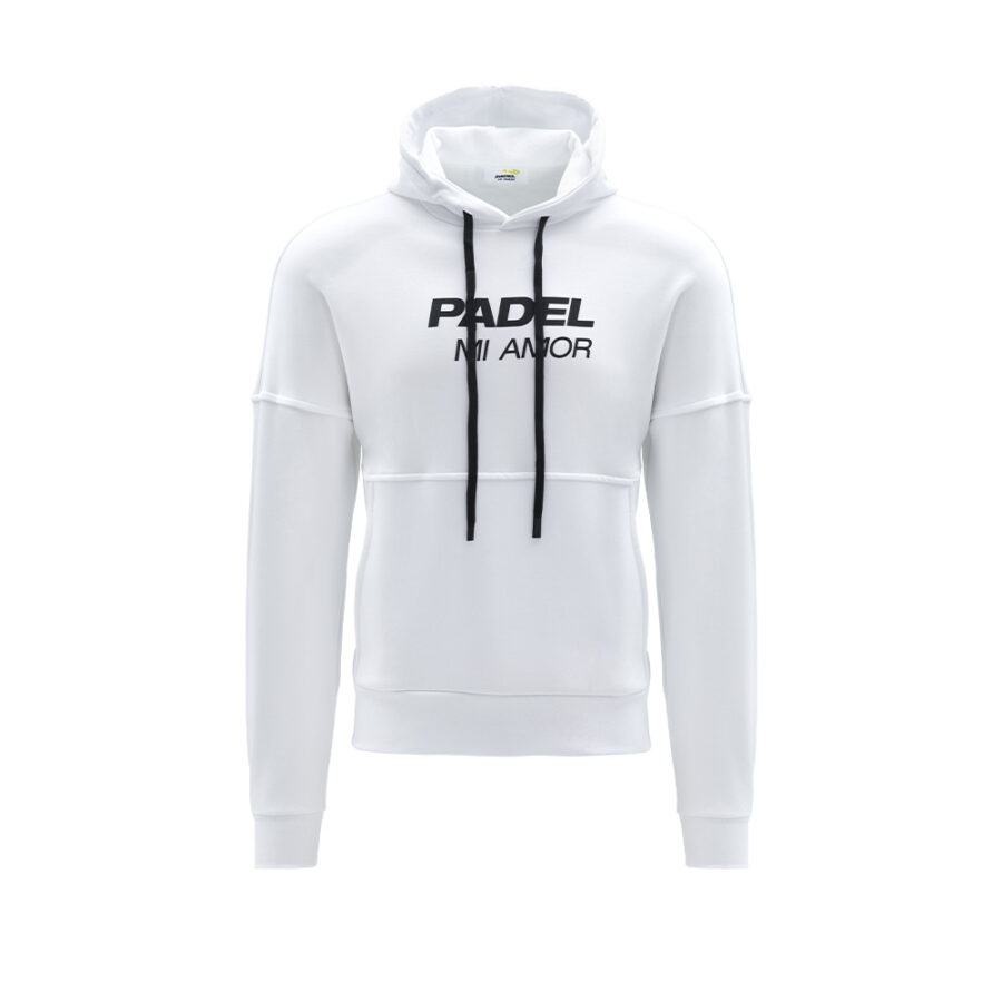 Felpa Padel Bianca Unisex