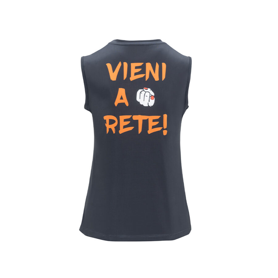 Maglia vieni a rete Donna (nera)