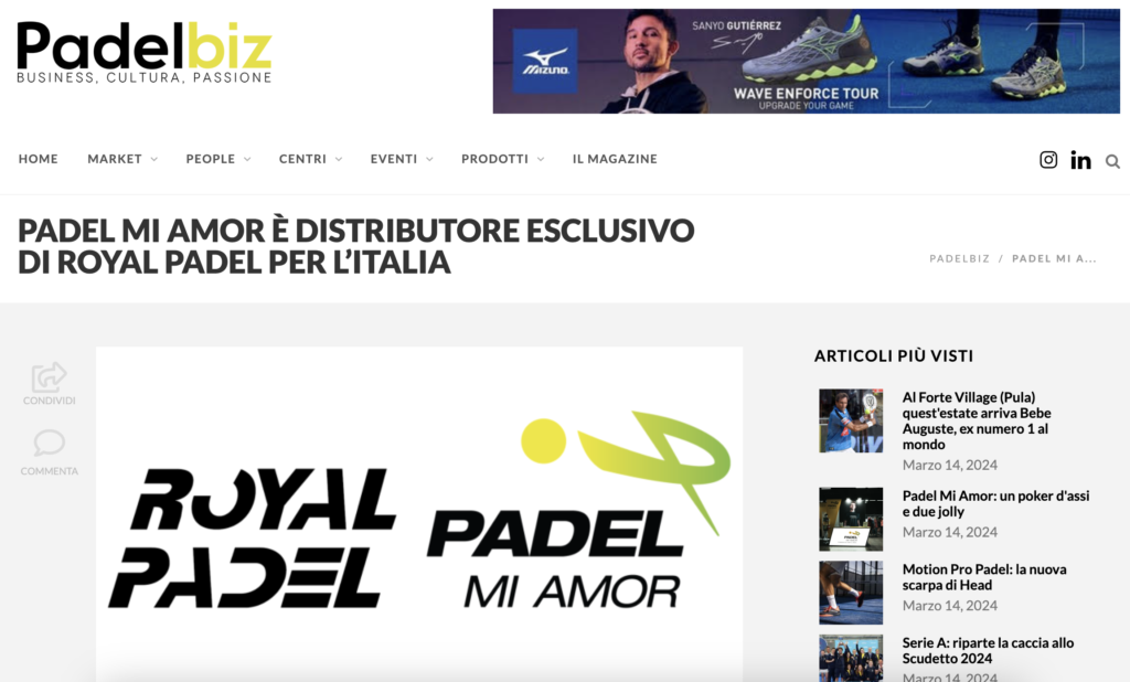 Padelbiz.it del 21/02/2024