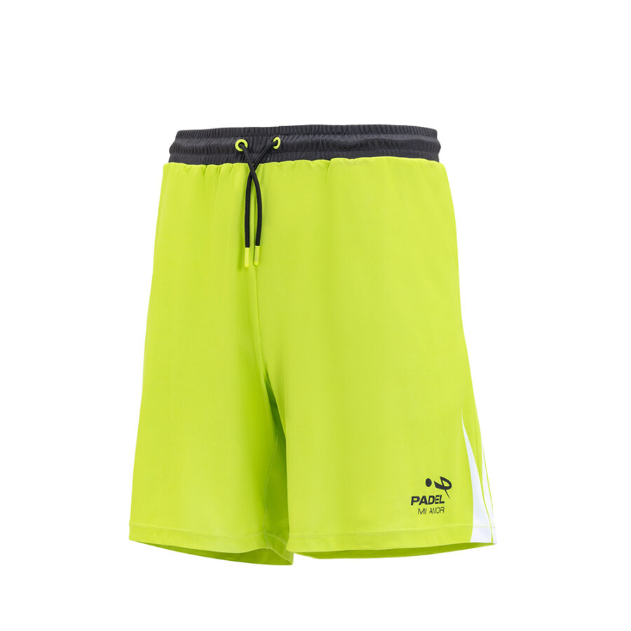 pantaloncino_padel_MILAN_lime_side