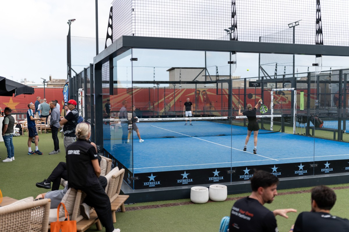 Campo di padel al World Padel Summit 
